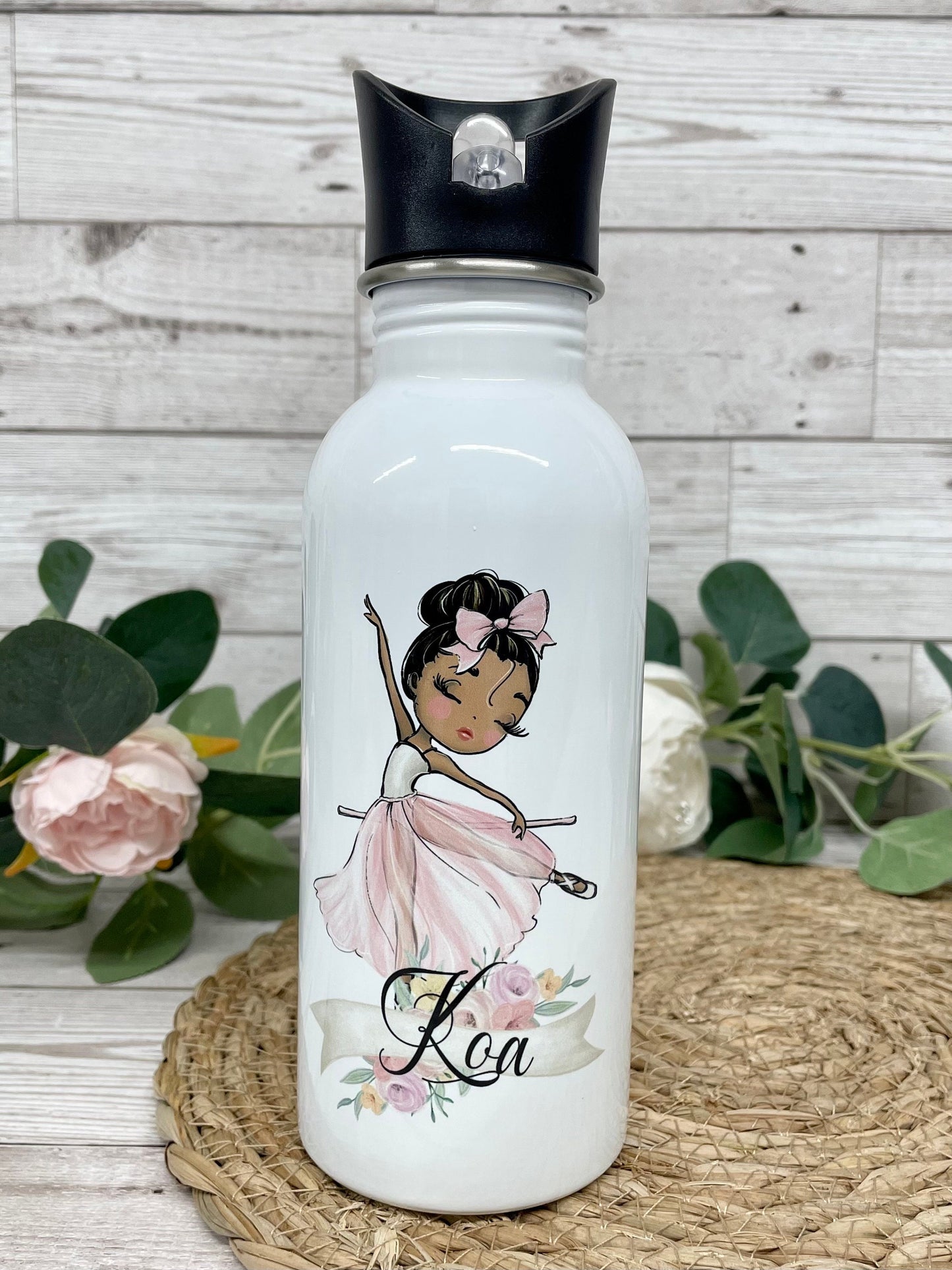 Personalised Ballerina Water Bottle