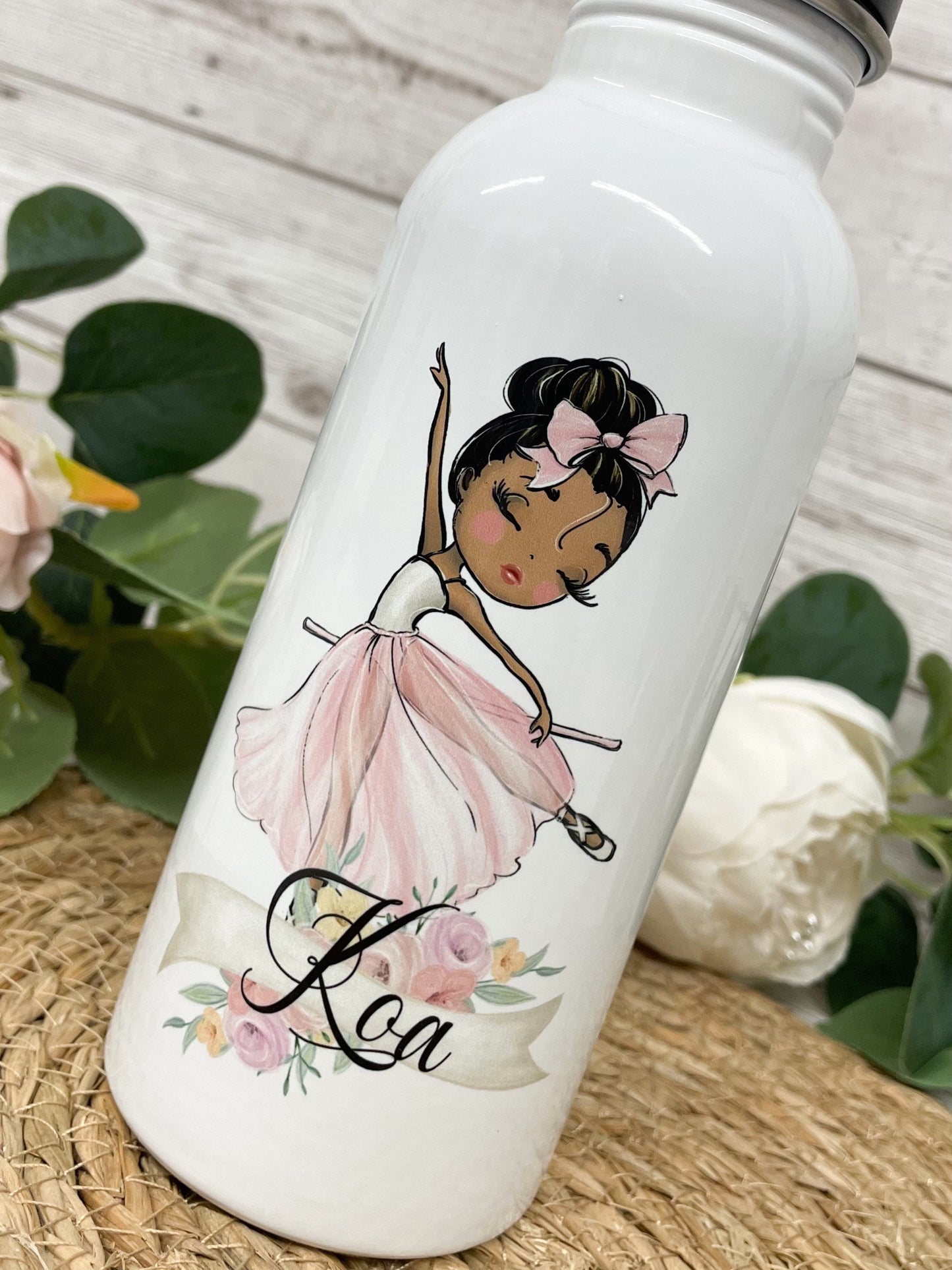 Personalised Ballerina Water Bottle