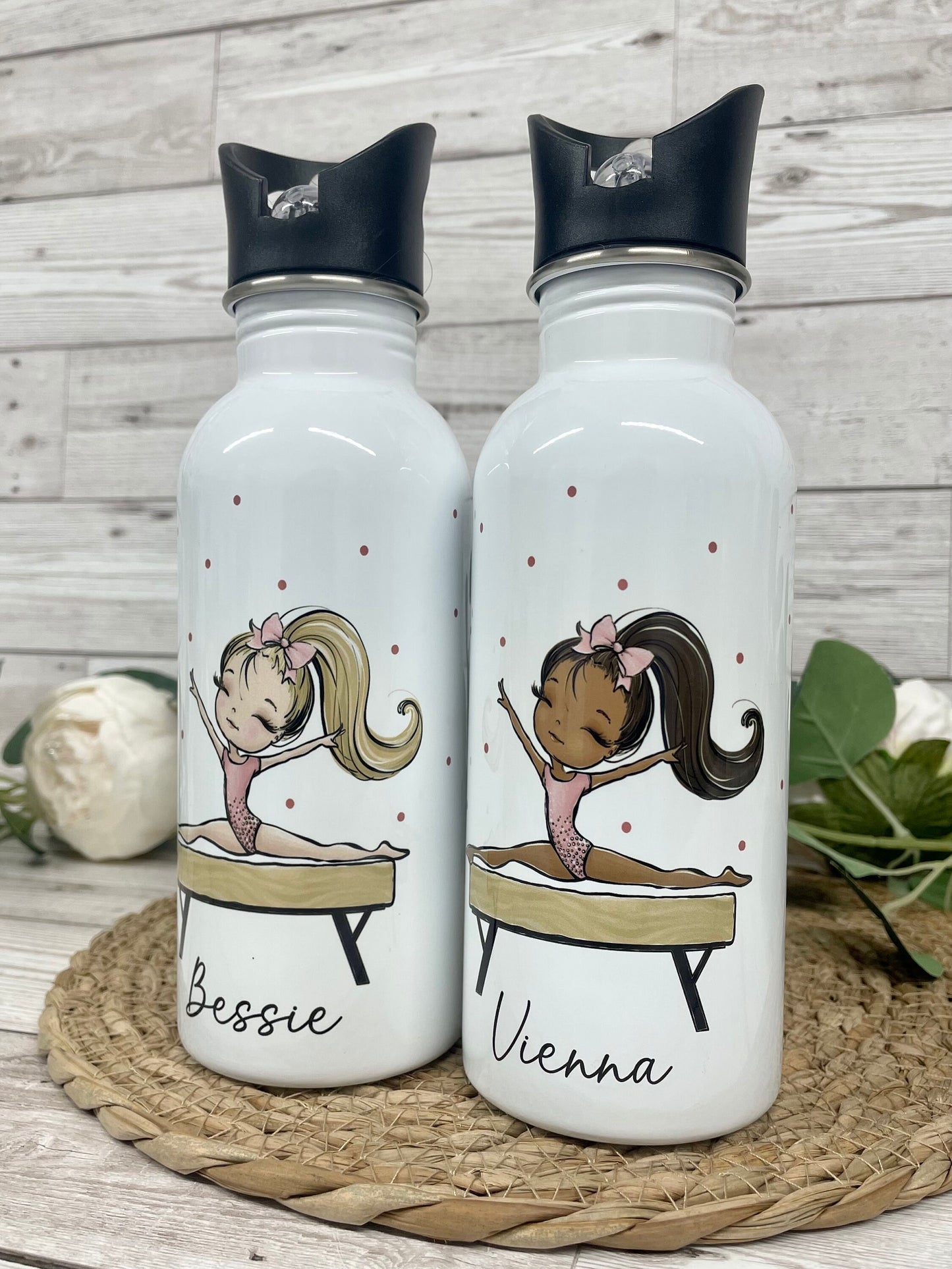 Personalised Gymnastics Water Bottle