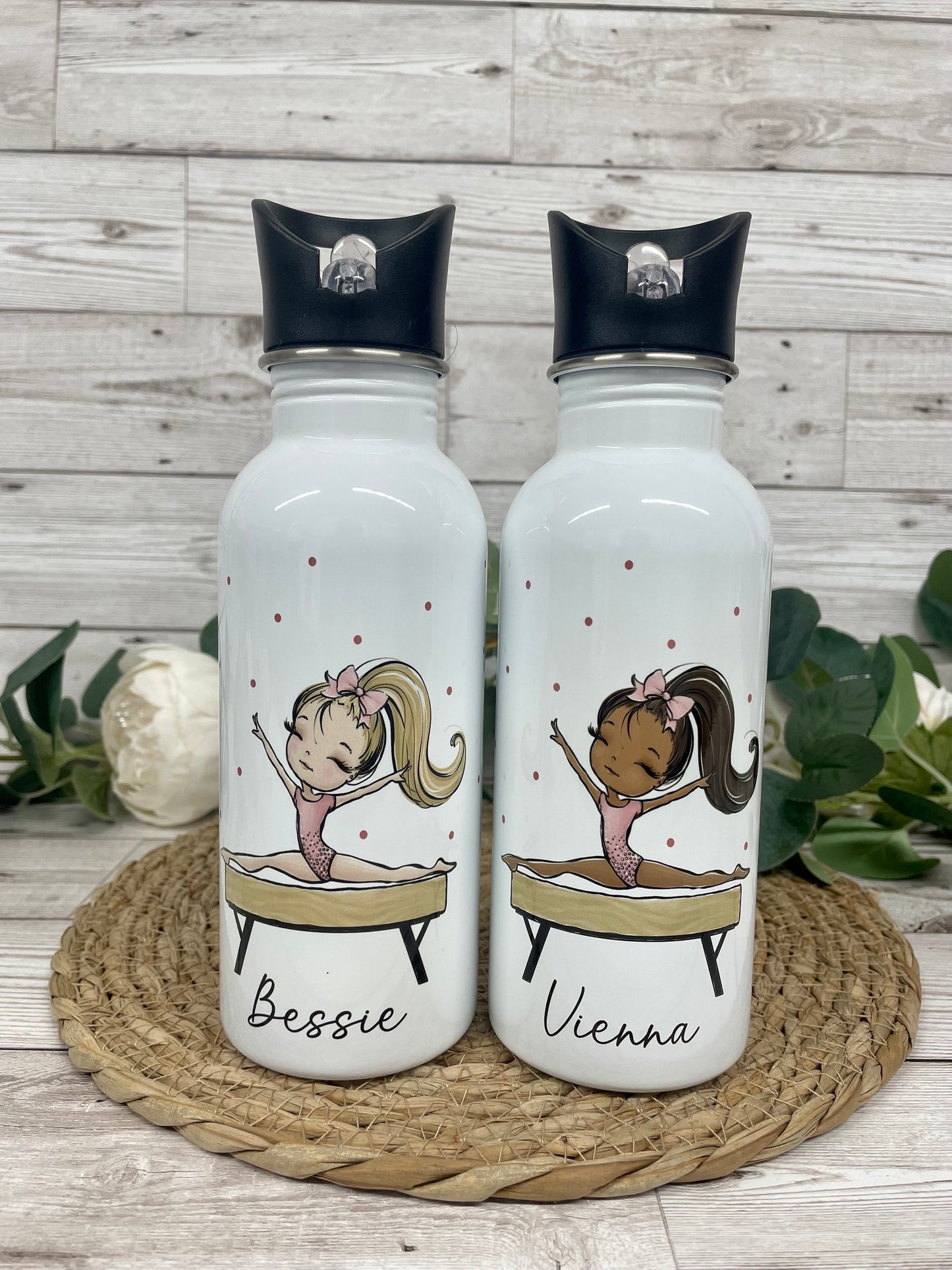 Personalised Gymnastics Water Bottle