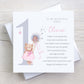 Personalised Girl's 1st Birthday Card