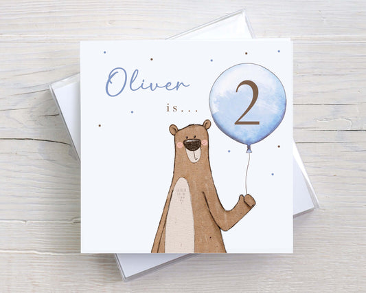 Personalised Boy's Birthday Card