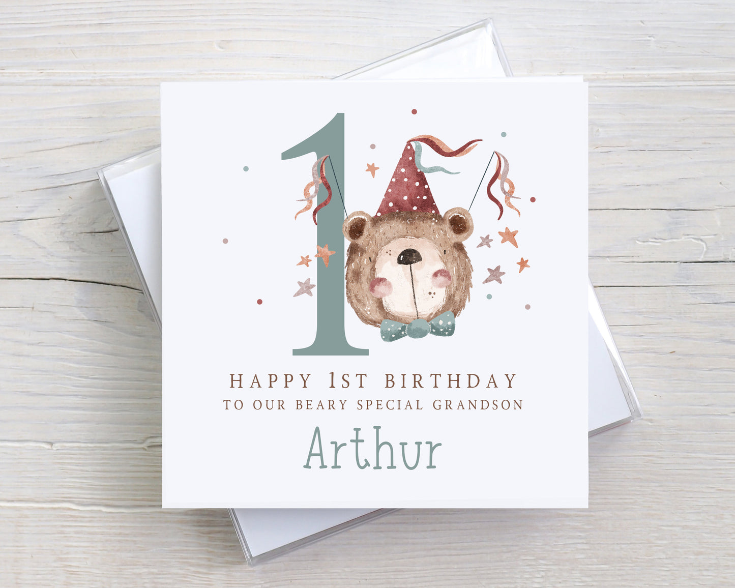 Personalised Boy's 1st Birthday Gift Wrapping Paper