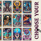 Personalized Skeleton Tarot Mug - Choice of 12 Designs
