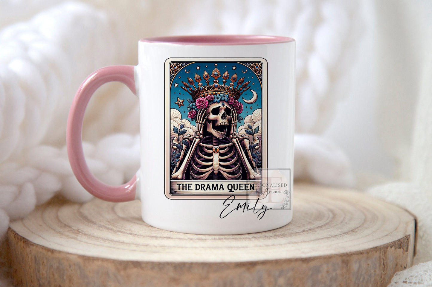 Personalized Skeleton Tarot Mug - Choice of 12 Designs