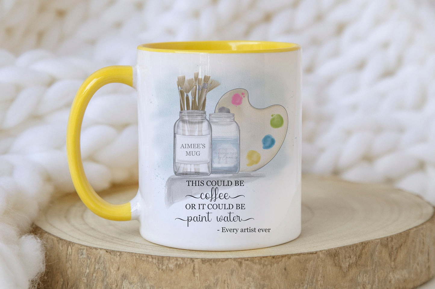 Personalised Mug for Artist, Painter, Art Student, Art Teacher