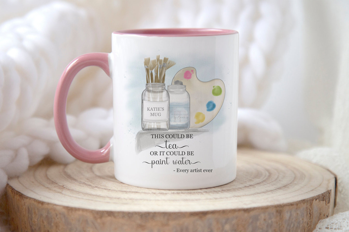 Personalised Mug for Artist, Painter, Art Student, Art Teacher