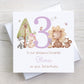 Personalised Girl's Woodland Birthday Gift Wrapping Paper