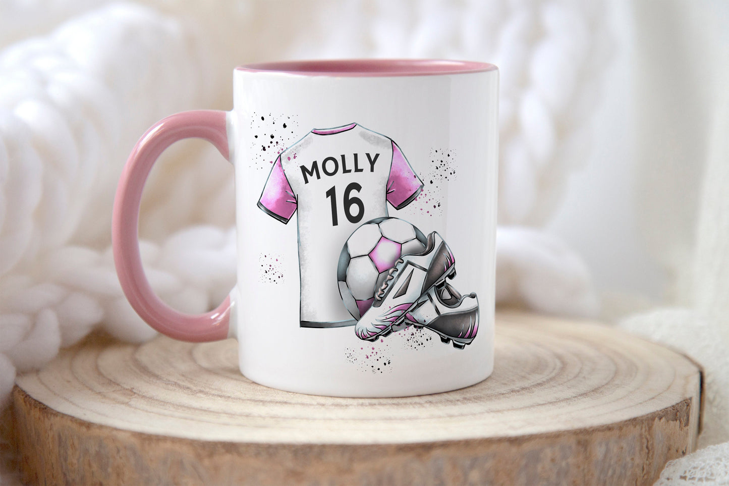 Personalised Boy's and Girl's Football Mug