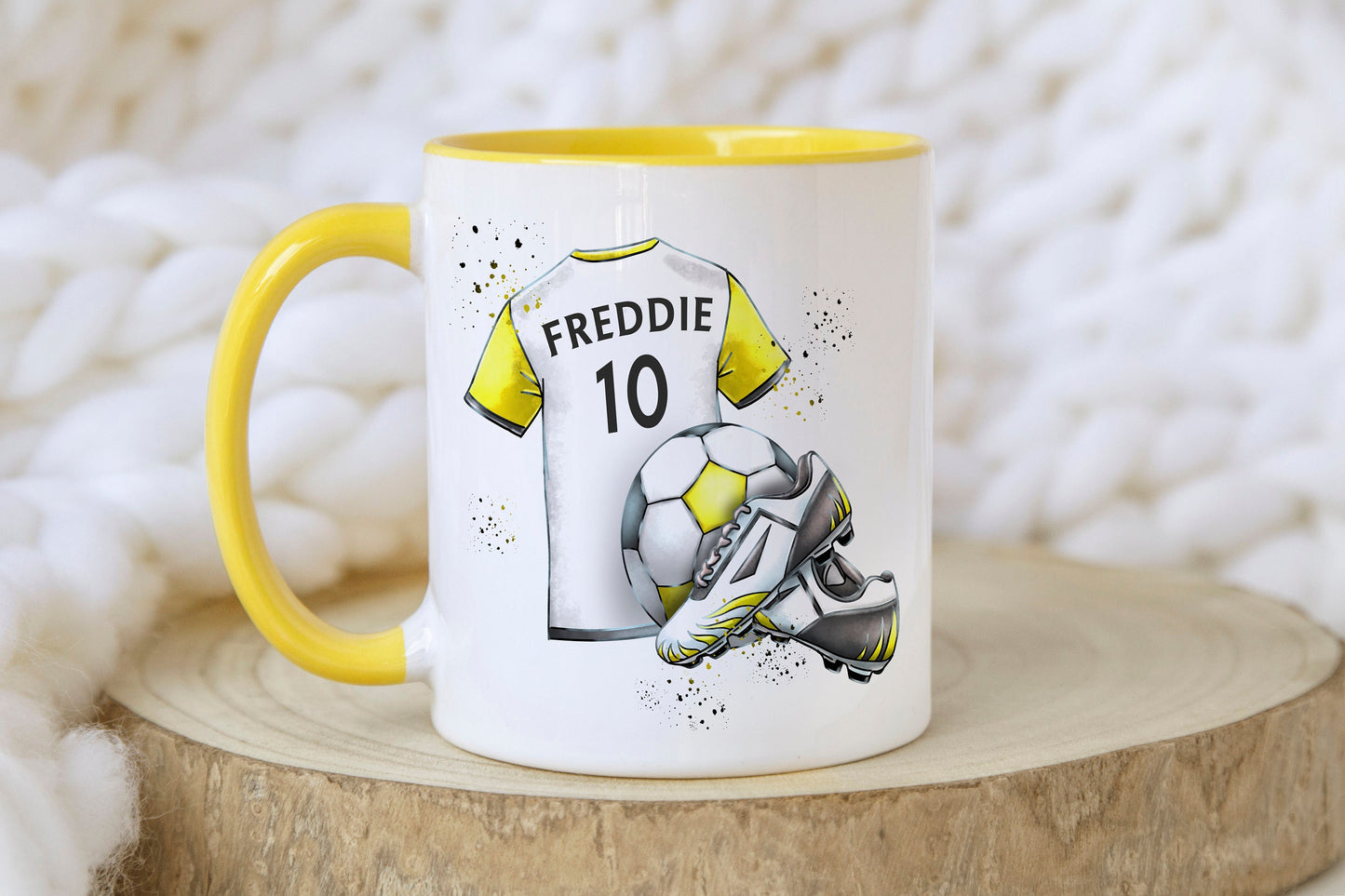 Personalised Boy's and Girl's Football Mug