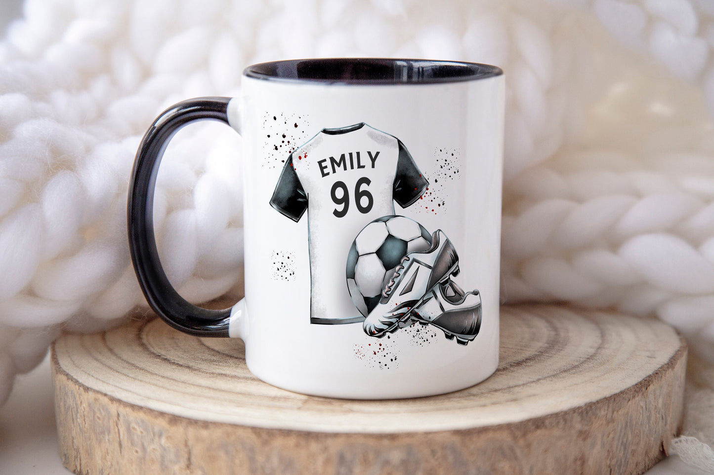 Personalised Boy's and Girl's Football Mug