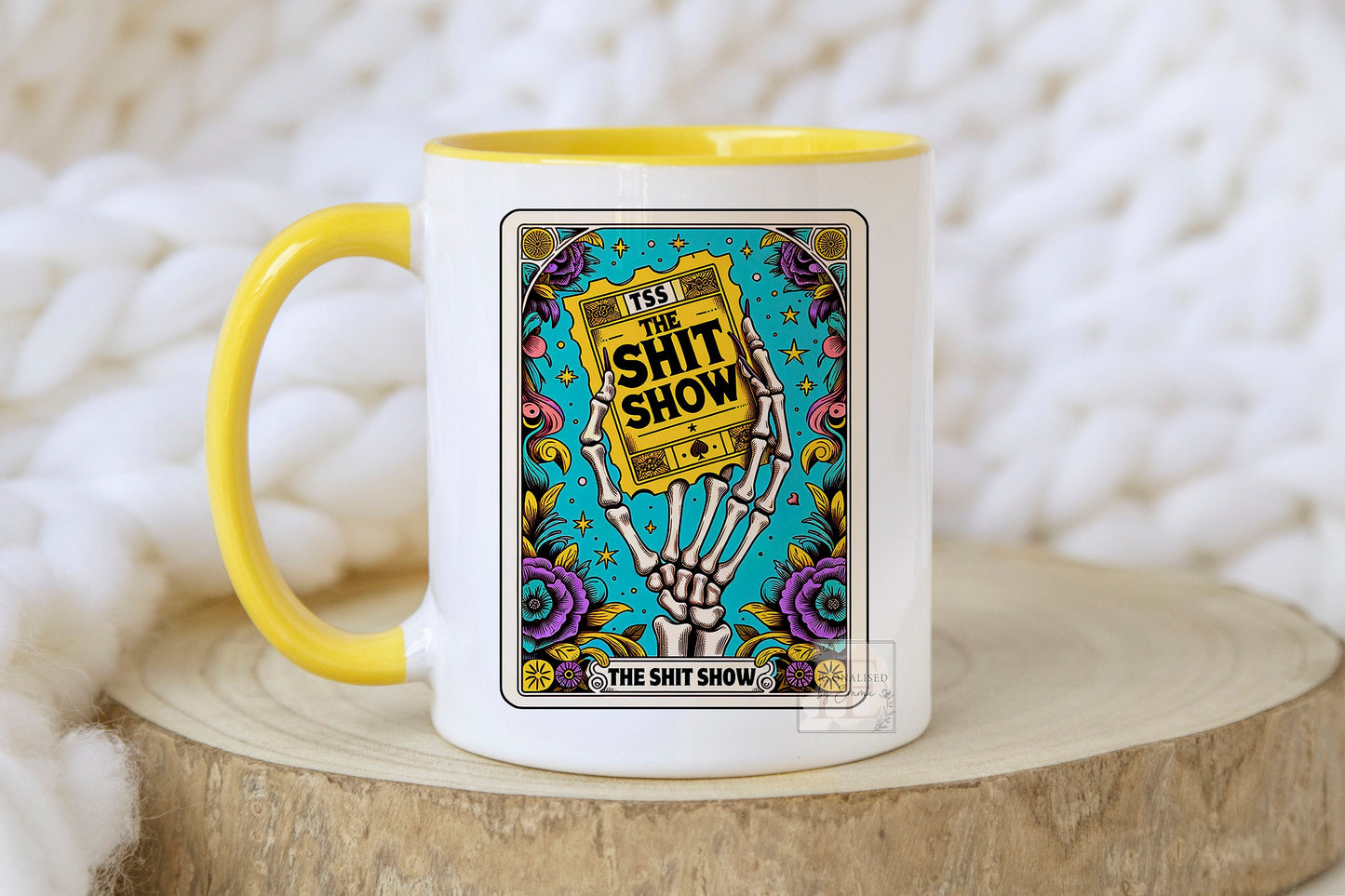 Personalized Skeleton Tarot Mug - Choice of 12 Designs