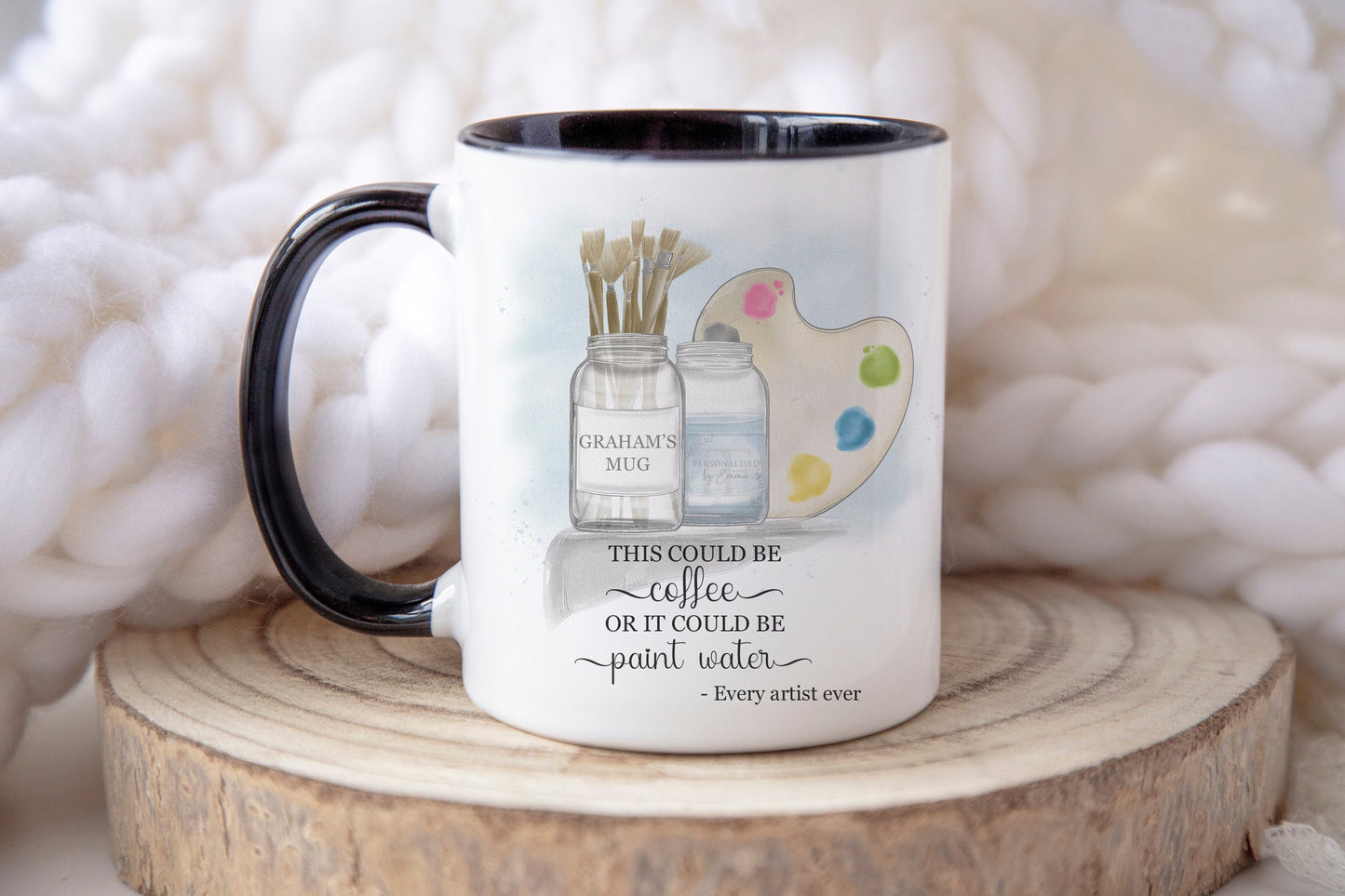 Personalised Mug for Artist, Painter, Art Student, Art Teacher