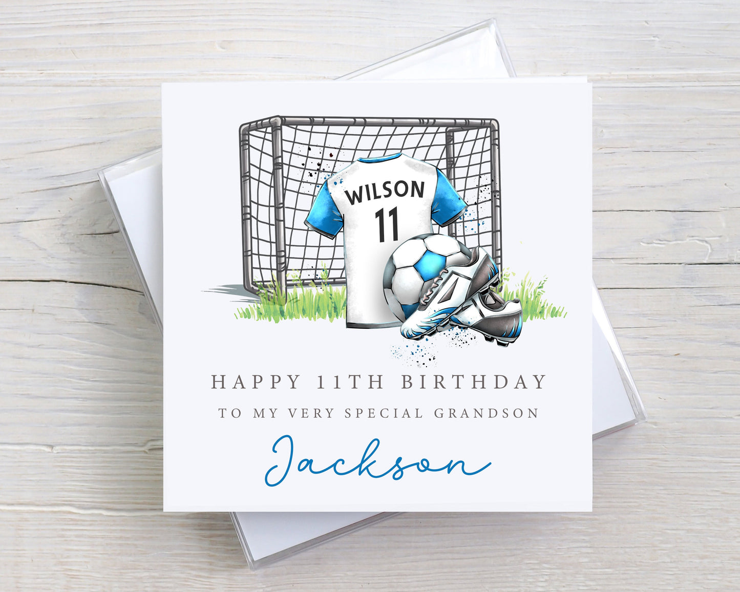 Personalised Football Birthday Card