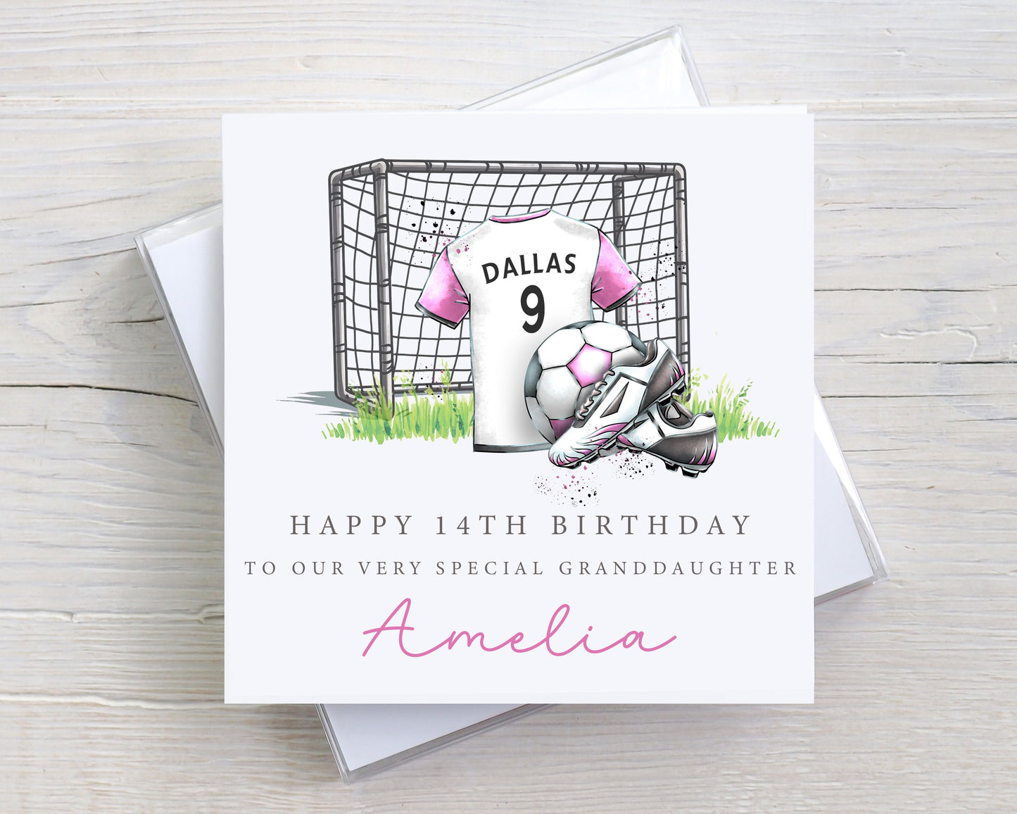 Personalised Football Birthday Card