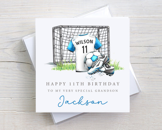 Personalised Kids Football Birthday Gift Wrapping Paper