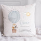 Personalised Baby Boy Safari Animals Cushion