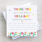 Personalised Teaching Assistant/Classroom Assistant Thank You Card