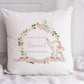 Personalised Baby Girl Cushion