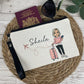 Personalised Custom Character Passport Holder, Travel Documents Pouch