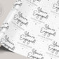 Personalised 'You're Engaged!' Engagement Gift Wrapping Paper