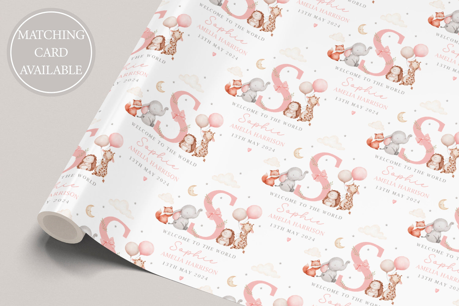 Baby wrapping paper