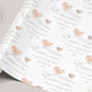 Personalised Hearts Enagagement Gift Wrapping Paper