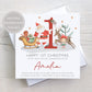 Baby's First Christmas Card, Personalised Baby's 1st Christmas Card for Son, Daughter, Grandson, Granddaughter, Nephew, Niece, Godchild