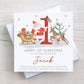 Baby's First Christmas Card, Personalised Baby's 1st Christmas Card for Son, Daughter, Grandson, Granddaughter, Nephew, Niece, Godchild