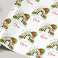 Christmas Elf Gift Wrapping Paper, Personalised Kids Christmas Wrapping Paper, Christmas Gift Wrap for Girls and Boys