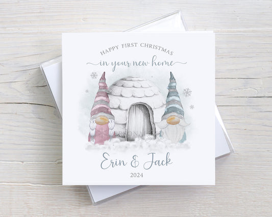 Personalised First Christmas In Your New Home Card | New Home Christmas Card | Couple 1st Christmas in New Home | New Home Card