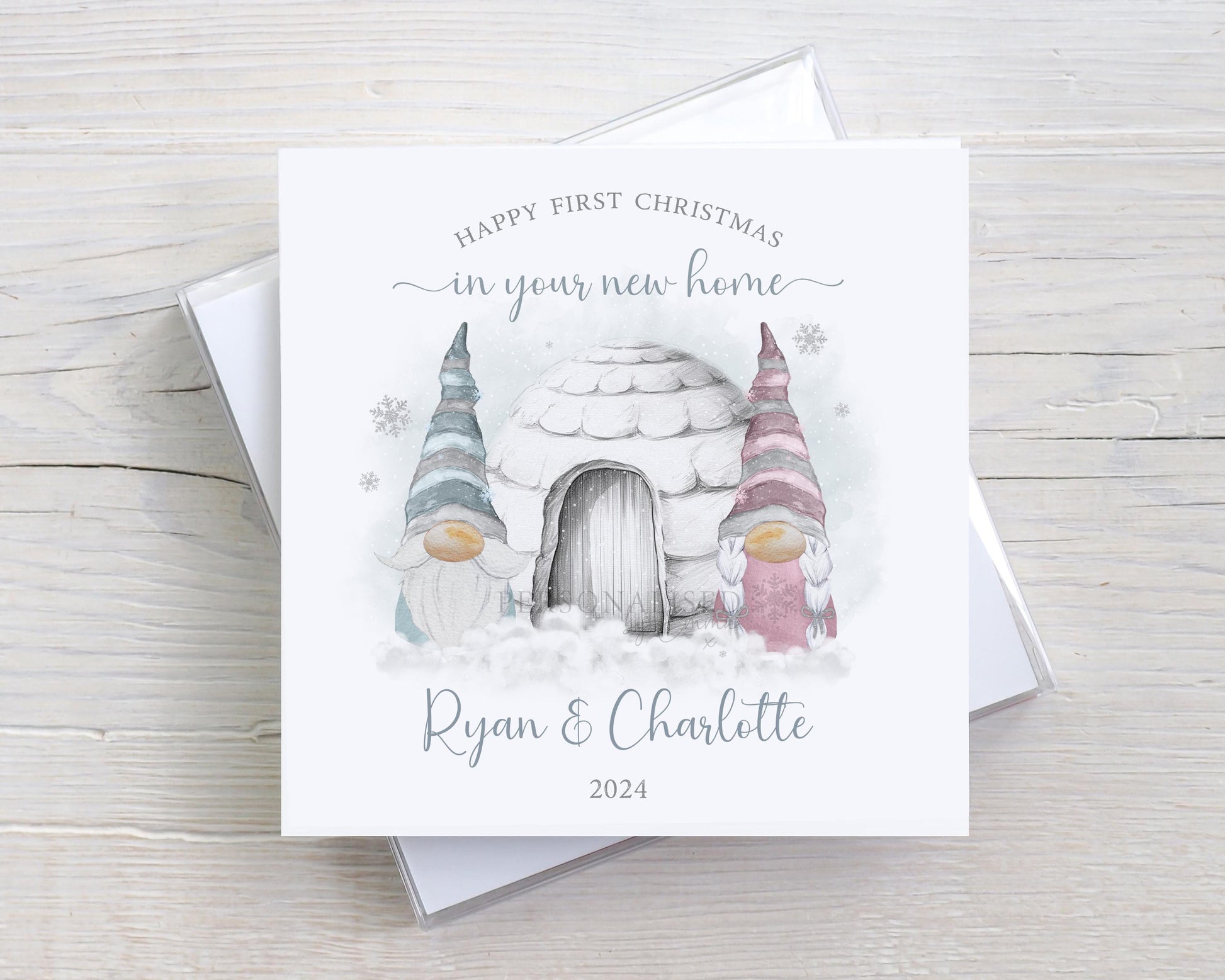 Personalised First Christmas In Your New Home Card | New Home Christmas Card | Couple 1st Christmas in New Home | New Home Card