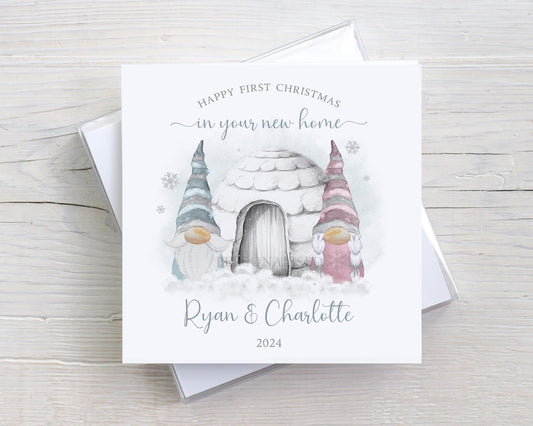 Personalised First Christmas In Your New Home Card | New Home Christmas Card | Couple 1st Christmas in New Home | New Home Card