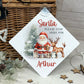 Santa Please Stop Here Personalised Aluminiuim Window Sign with Suction Cups, Santa Stop Here Kids Christmas Sign, Xmas Eve Box, 2 Sizes