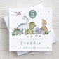 Personalised Dinosaur Birthday Card, 2nd, 3rd, 4th Any Age Dinosaur Birthday Card for Son, Grandson, Godson, Nephew, Special Little Boy