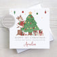 Baby Girl's First Christmas Card, Personalised 1st Christmas Card for Daughter, Granddaughter, Niece, Goddaughter, Special Little Girl