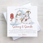 First Christmas as my Grandparents, Personalised 1st Christmas Card from Grandson or Granddaughter, Keepsake Card, Baby's First Christmas