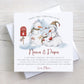 First Christmas as my Grandparents, Personalised 1st Christmas Card from Grandson or Granddaughter, Keepsake Card, Baby's First Christmas