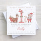 Baby Girl's First Christmas Card, Personalised Girls 1st Christmas Card for Daughter, Granddaughter, Niece, Goddaughter, Special Little Girl