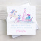 Girl's Unicorn Christmas Card, Personalised Christmas Card for Daughter, Granddaughter, Sister, Niece, Goddaughter, Special Little Girl