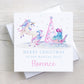 Girl's Christmas Gift Wrapping Paper, Personalised Girl's Christmas Wrapping Paper, Unicorn Christmas Gift Wrap for Her, Magical Christmas