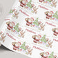 Girl's Christmas Gift Wrapping Paper, Personalised Girl's Christmas Wrapping Paper, Santa Christmas Gift Wrap for Her, Different Characters