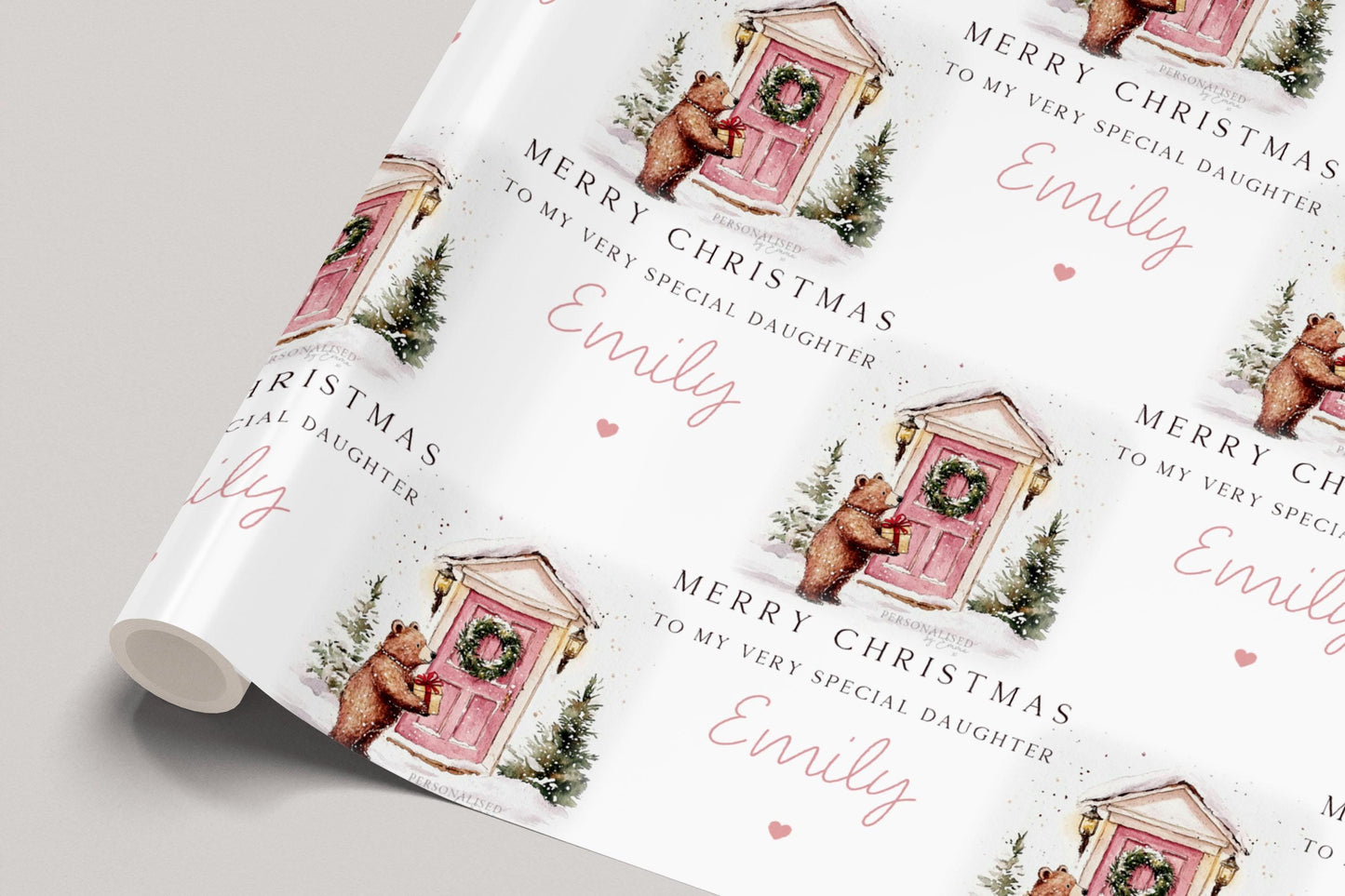 Christmas Card for Her, Personalised Christmas Card for Mum, Grandma, Daughter, Granddaughter, Sister, Niece, Goddaughter, Aunt, Friend