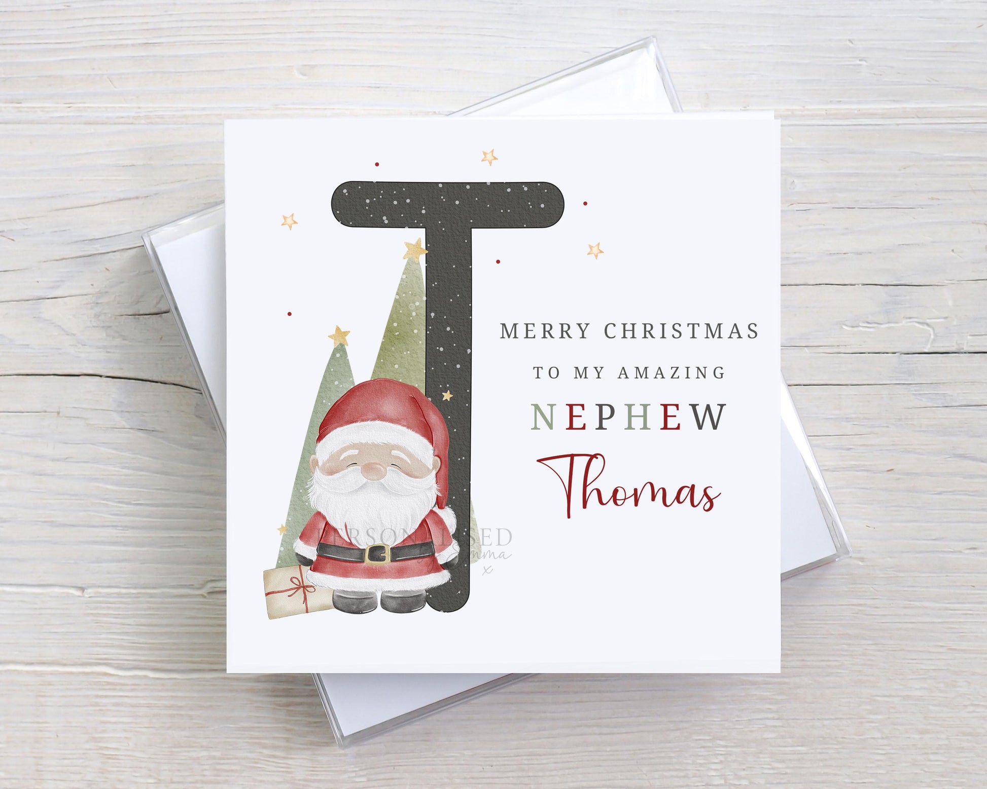 Boy's Christmas Card, Personalised Christmas Card for Son, Grandson, Brother, Nephew, Godson, Special Little Boy, Christmas Card for Boy