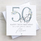 Personalised Milestone Birthday Card, 30th 40th 50th 60th 70th 80th Any Age Birthday Card for Mum, Daughter, Granddaughter, Sister, Friend