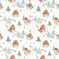 Personalised Christmas Gift Wrapping Paper, Christmas Robins Xmas Wrapping Paper for Her, for Him, Winter Robins Gift Wrap