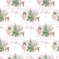 Girl's Christmas Gift Wrapping Paper, Personalised Girl's Christmas Wrapping Paper, Pink Fairy Xmas Gift Wrap for Her, Magical Christmas