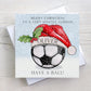 Football Christmas Card, Personalised Football Christmas Card for Son, Grandson, Brother, Nephew, Godson, Special Little Boy