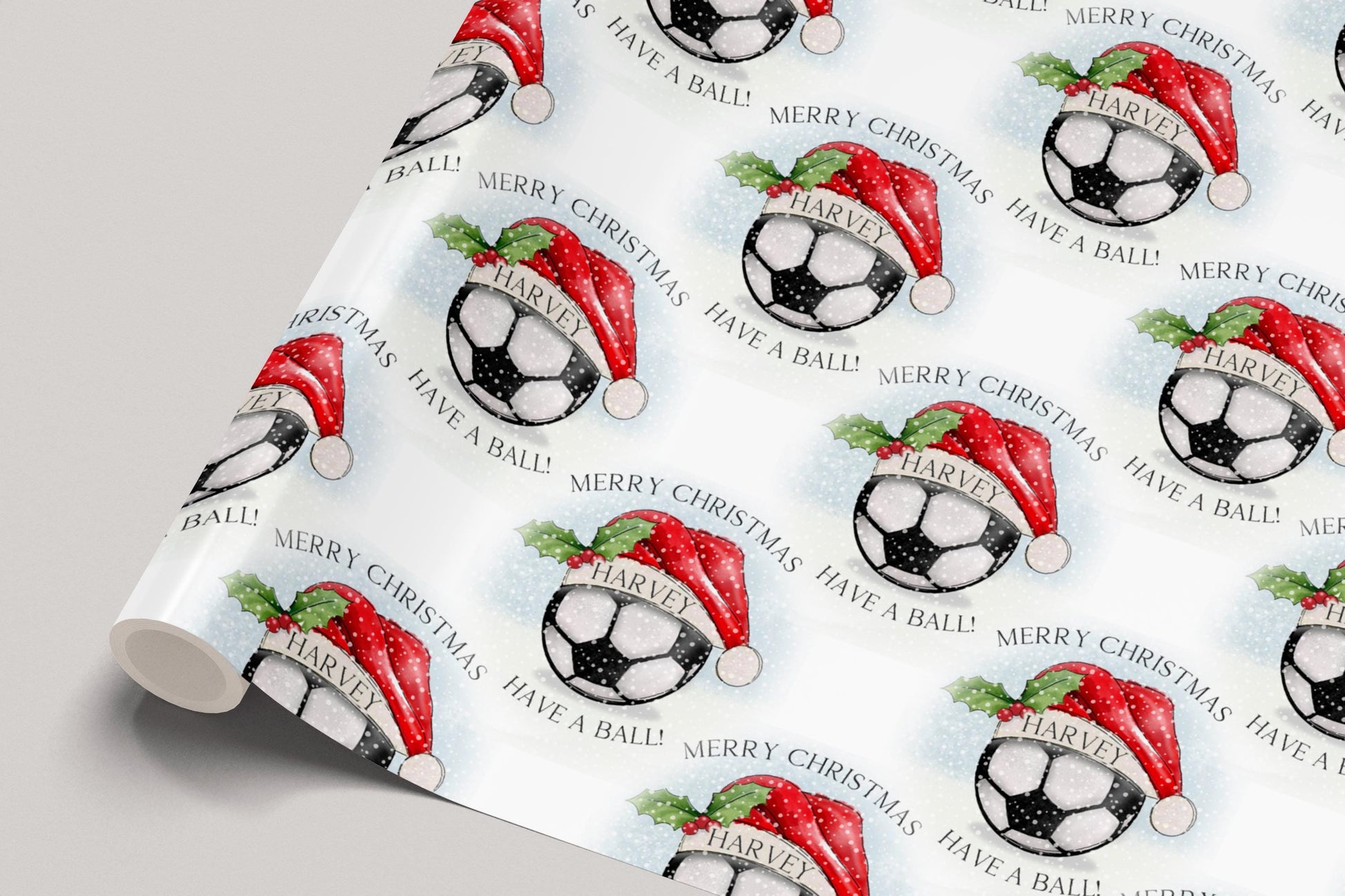 Football Christmas Card, Personalised Football Christmas Card for Son, Grandson, Brother, Nephew, Godson, Special Little Boy