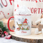 Personalised Christmas Mug, Red Santa and Reindeer Christmas Mug, Christmas Movie Mug, Hot Chocolate Mug, Christmas Eve Box, Stocking Filler